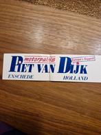 2295 Piet van Dijk Motorpaleis Enschede Holland Sticker, Ophalen of Verzenden