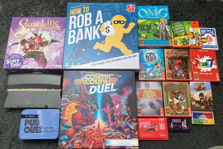Bordspellen stapeltje kinderspellen in één koop, Hobby en Vrije tijd, Gezelschapsspellen | Bordspellen, Zo goed als nieuw, Ophalen of Verzenden