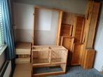Kastenwand dicht + buro en losse stellingkast Lundia, Ophalen, Gebruikt