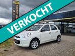 Nissan Micra 1.2 Acenta|Airco|Automaat|Lage km|GoedOnderhoud, Auto's, Nissan, Euro 5, Gebruikt, Zwart, Electronic Stability Program (ESP)