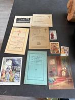 Collectie oude katholieke boekjes prentjes ‘30-‘50, Gebruikt, Ophalen of Verzenden, 1940 tot 1960, Prent