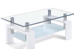 Salontafel 'Alana' Hoogglans Wit, Huis en Inrichting, Tafels | Salontafels, Ophalen, 100 tot 150 cm, 50 tot 75 cm, 50 tot 100 cm