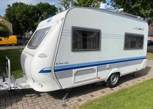 Hobby De Luxe Easy 400 2003, Caravans en Kamperen, Caravans, Bedrijf, tot en met 4, Treinzit, Hobby, Mover, Ophalen