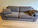 Bank (2-zits; warm grijze kleur), Huis en Inrichting, Banken | Bankstellen, Ophalen, Gebruikt, 100 tot 125 cm, Tweepersoons