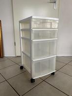 Ladenkast. Plastic, Ophalen, Minder dan 50 cm, Zo goed als nieuw, 3 of 4 laden