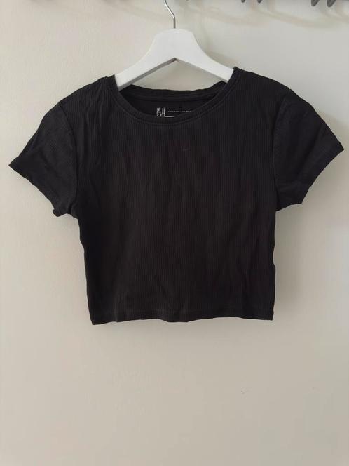New Yorker croptop zwart, maat M/38, Kleding | Dames, Tops, Gedragen, Maat 38/40 (M), Zwart, Korte mouw, Ophalen of Verzenden