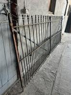 Authentiek dubbel hekken poort vol smeedijzeren 3m45, Tuin en Terras, Ophalen, Gebruikt, IJzer, Tuinhek