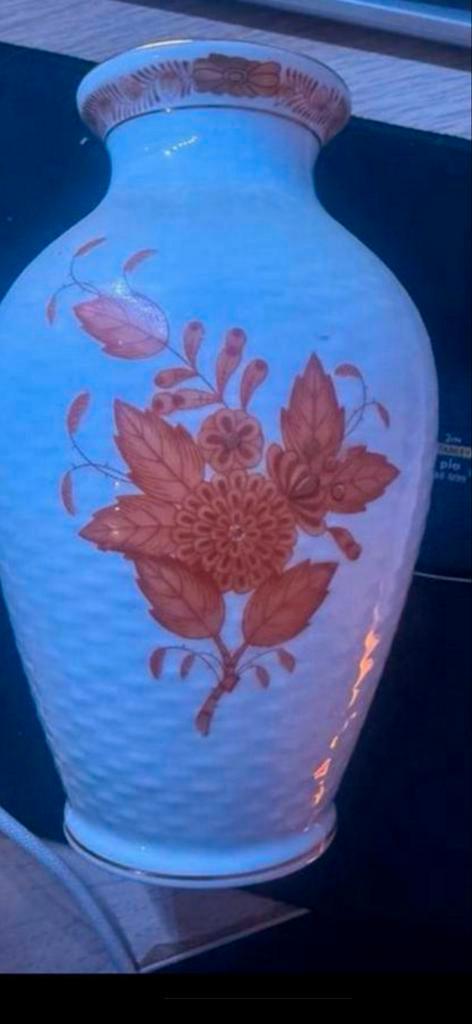 Herend Hongarije Vaas Handgeschilderd, Antiek en Kunst, Antiek | Vazen, Ophalen