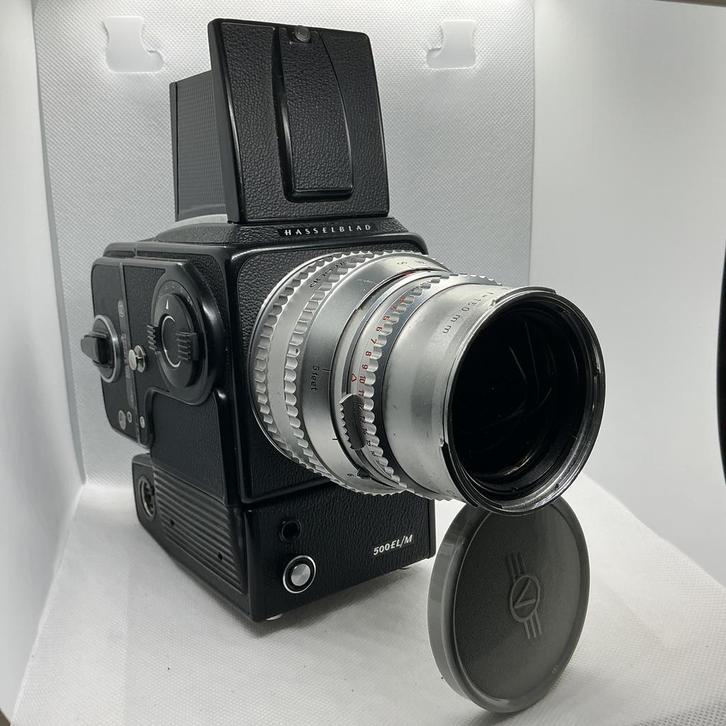 HASSELBLAD 500EL-M & 150mm f4 Sonnar C & a12 back., Audio, Tv en Foto, Fotocamera's Analoog, Gebruikt, Spiegelreflex, Overige Merken