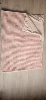 Koeka Ledikantdeken wafel/teddy Shadow Pink, Ophalen of Verzenden, Zo goed als nieuw, 100 cm of meer, Deken