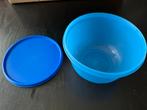 Tupperware Kom met Deksel - Blauw, Huis en Inrichting, Keuken | Tupperware, Ophalen of Verzenden, Gebruikt