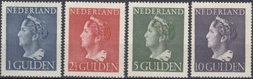 Nederland- 1940-1947- Wilhelmina - NVPH-346 t/m 349 - O beschikbaar voor biedingen