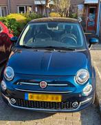Fiat 500 1.2 AUT C 2019 Blauw, schuif-kanteldakje, Auto's, Fiat, 1242 cc, 4 cilinders, 69 pk, 950 kg
