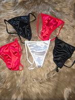 Satijnen string maat l, Verzenden, Rood, String