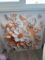 Schilderij bloemen, Ophalen