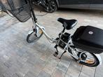 Compacte Elektrische Fiets met Mand en Tas, Fietsen en Brommers, Gebruikt, Minder dan 47 cm, 30 tot 50 km per accu, Ophalen