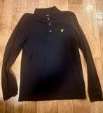 Lyle & Scott Polo Lange Mouw - Zwart - Maat S, Kleding | Heren, Polo's, Ophalen of Verzenden, Zo goed als nieuw, Maat 46 (S) of kleiner