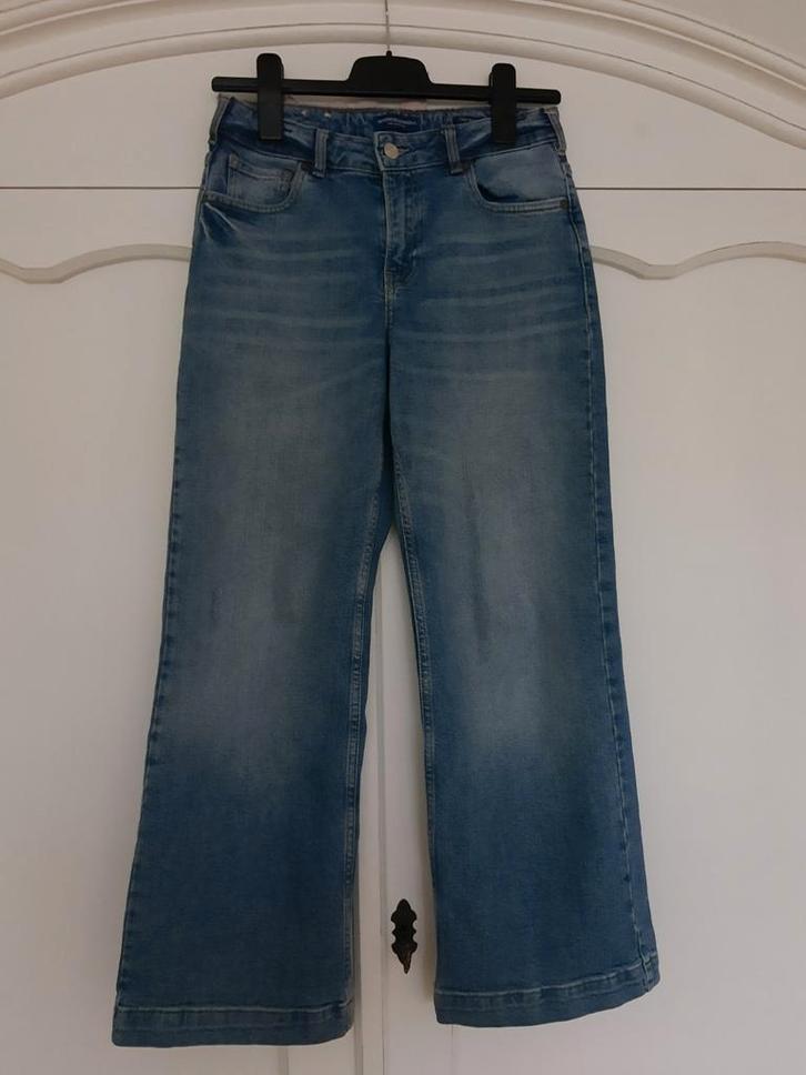 Scotch & Soda the wave wide leg meisjes jeans blauw 12 152, Kinderen en Baby's, Kinderkleding | Maat 152, Nieuw, Meisje, Broek