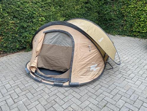 In 3 seconden 3 persoons tent, Caravans en Kamperen, Tenten, tot en met 3, Zo goed als nieuw, Ophalen