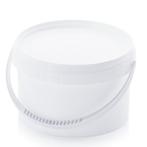 emmer, emmertje rond 2,6L met garantiesluiting en hengsel, Huis en Inrichting, Emmers, Ophalen of Verzenden, Nieuw, Kunststof