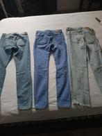 3 Spijkerbroeken Meisjes XS, Ophalen of Verzenden, Gedragen, Blauw, W27 (confectie 34) of kleiner