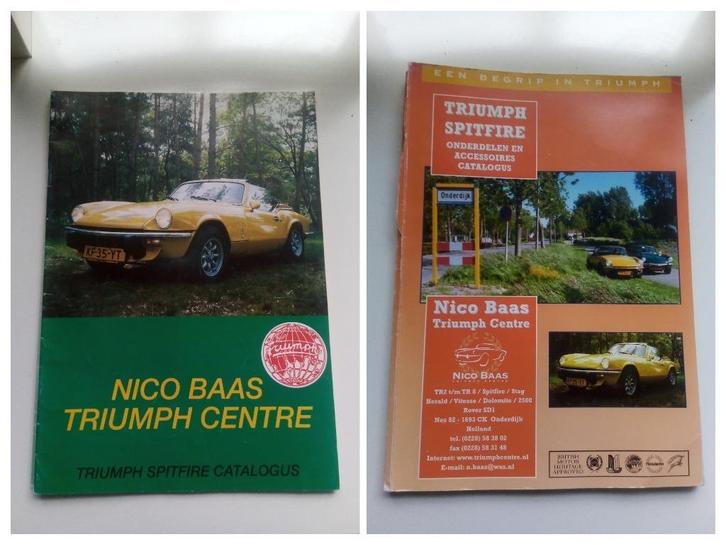 2 uitgave  triumph spitfire onderdelen/accessoires/catalogus, Boeken, Auto's | Folders en Tijdschriften, Zo goed als nieuw, Overige merken
