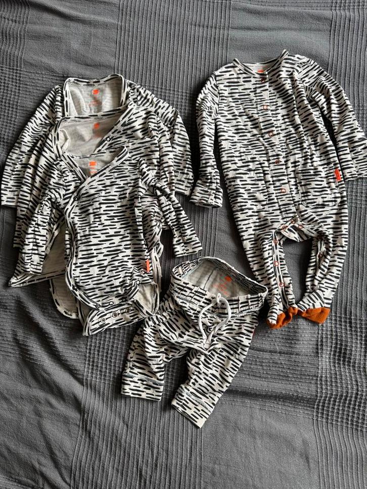 Hema Babykleding Set - Rompers, Broekje, Boxpakje, Kinderen en Baby's, Babykleding | Baby-kledingpakketten, Gebruikt, Maat 56
