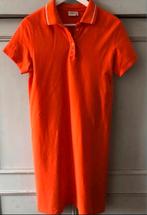 Oranje polo- jurkje maat s, Kleding | Dames, Oranje, Ophalen of Verzenden, Zo goed als nieuw, Boven de knie