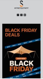 Black Friday Stretchtent Actie!, Tuin en Terras, Partytenten, Opvouwbaar, Partytent, Nieuw, 4 tot 6 meter