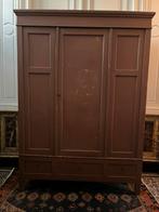 PRACHTIGE ANTIEKE KAST HAL KLEERKAST OUDROZE HOUT, Antiek en Kunst, Ophalen