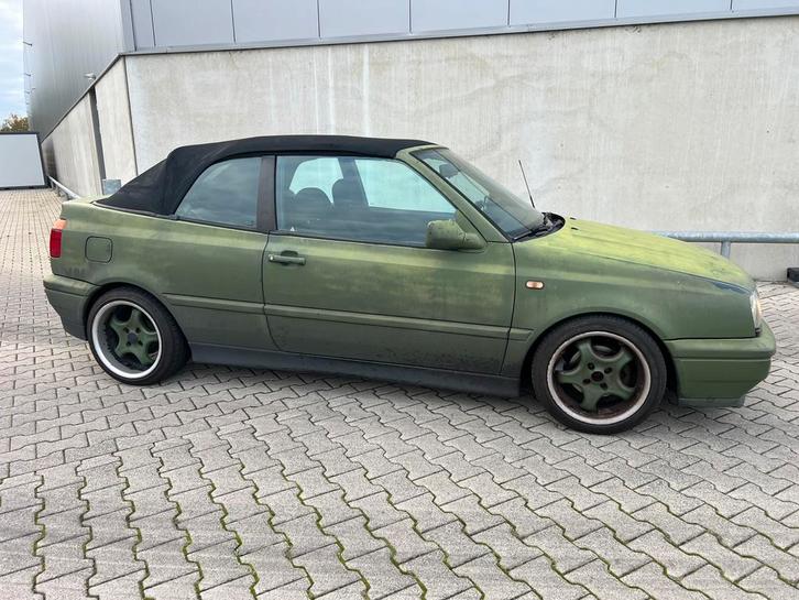 Volkswagen Golf 1.8 Cabriolet 66KW E2 1997 Groen, Auto's, Volkswagen, Particulier, Golf, Benzine, Cabriolet, Handgeschakeld, Origineel Nederlands