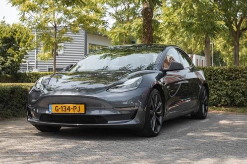 Tesla Model 3 Performance - Grijs - 2019 - 377 kW (513 pk), Auto's, Tesla, Particulier, Model 3, 360° camera, 4x4, Achteruitrijcamera