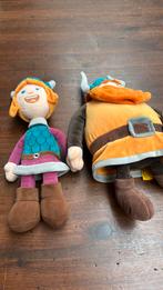 Wicky de Viking  en vader Viking 2 knuffels, Ophalen of Verzenden, Zo goed als nieuw, Overige typen