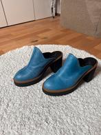 Blauwe Free People Muiltjes met Hak -39, Ophalen, Zo goed als nieuw, Blauw, Sandalen of Muiltjes