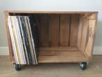 Vintage opbergkist voor lp's, Ophalen, Gebruikt, Overige formaten