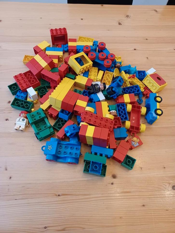 partij Duplo, Kinderen en Baby's, Speelgoed | Duplo en Lego, Gebruikt, Duplo, Losse stenen, Ophalen of Verzenden