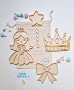 Prinsessen vormen set voor in de sensorische speelbak, Ophalen of Verzenden, Nieuw