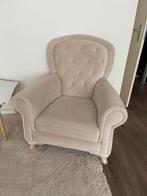 Bank Fauteuil, Huis en Inrichting, Fauteuils, Ophalen, Velvet, 75 tot 100 cm, Zo goed als nieuw