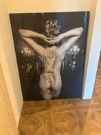 Glas schilderij, Ophalen, Zo goed als nieuw, Minder dan 50 cm, Schilderij