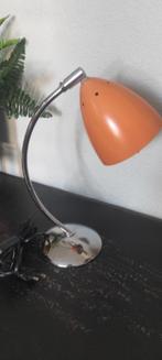 Vintage bureaulamp chroom koraal Happy Light, Ophalen of Verzenden, Gebruikt, Metaal, Minder dan 50 cm