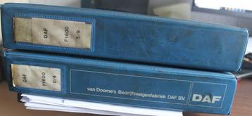 Daf truck  F 1600 werkplaatsboeken beschikbaar voor biedingen