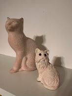 2 leuke katten beeldjes, Verzamelen, Ophalen of Verzenden, Zo goed als nieuw, Dier