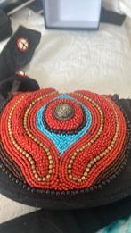 Tasje met koraal steenjes, Ophalen of Verzenden, Zo goed als nieuw, Rood