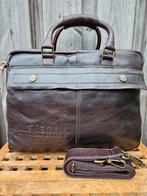 PME Legend zgan zware rund leren tas ( nw=€249) 43x30x15, Overige merken, Ophalen of Verzenden, Bruin, Zo goed als nieuw