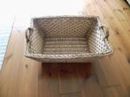 rieten wasmand, Ophalen, Gebruikt, Mand, Riet
