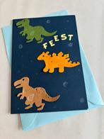 Kaarten dino dinosaurus, Ophalen of Verzenden, Nieuw