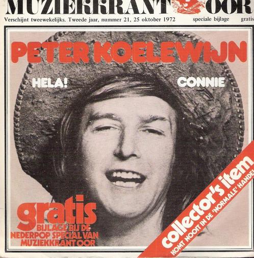 Peter en zijn Rockets- Hela & Connie-MUZIEKKRANT OOR bijlage, Cd's en Dvd's, Vinyl Singles, Gebruikt, Pop, Ophalen