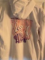 Gymshark witte hoodie met opdruk, Ophalen of Verzenden, Wit, Zo goed als nieuw, Maat 36 (S)