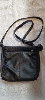 Leren Tas., Sieraden, Tassen en Uiterlijk, Tassen | Damestassen, Ophalen of Verzenden, Zo goed als nieuw, Zwart