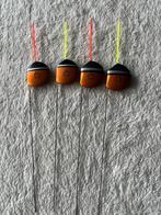 adv 181 /€10,00 NIEUW serie 4 vlagdobbers TUBERTINI, Ophalen of Verzenden, Nieuw, Dobber of Lood